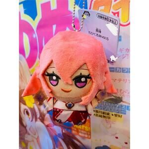 Genshin Impact Yae Miko Nui Plush Dangler Keychain Bag Clip